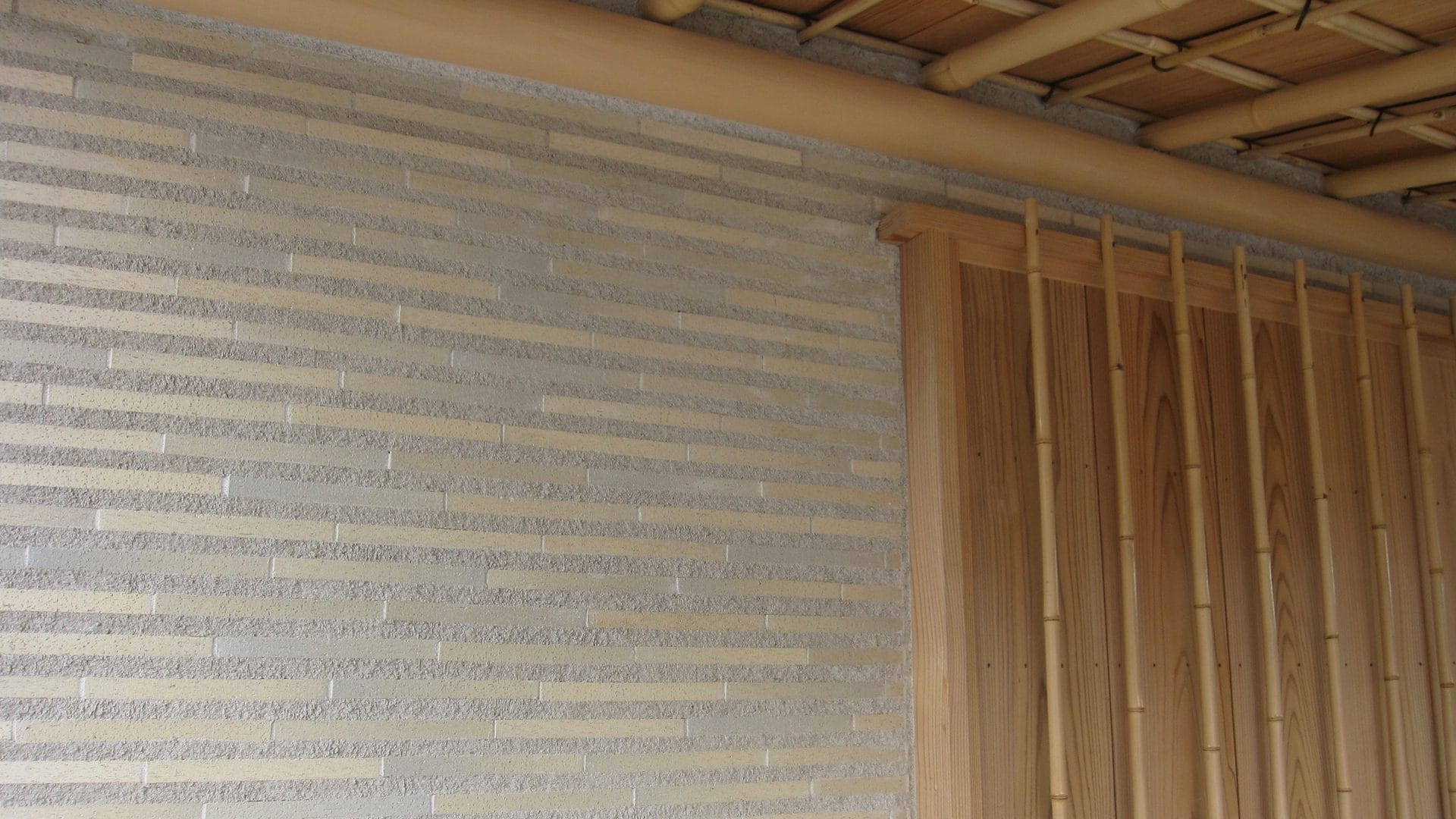 ブリックモルタル　平目地仕上げ