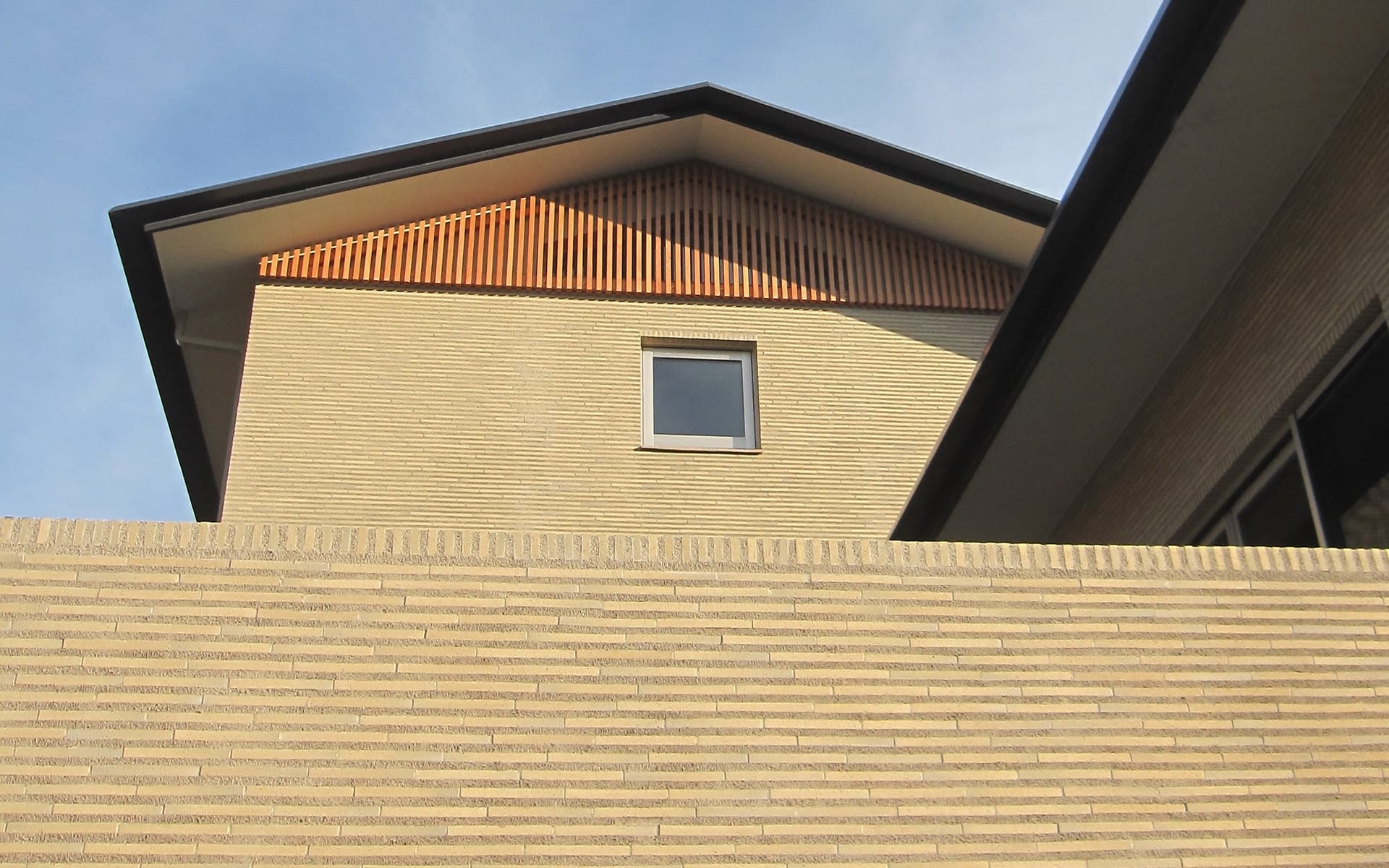 百日紅のある家の外壁タイル