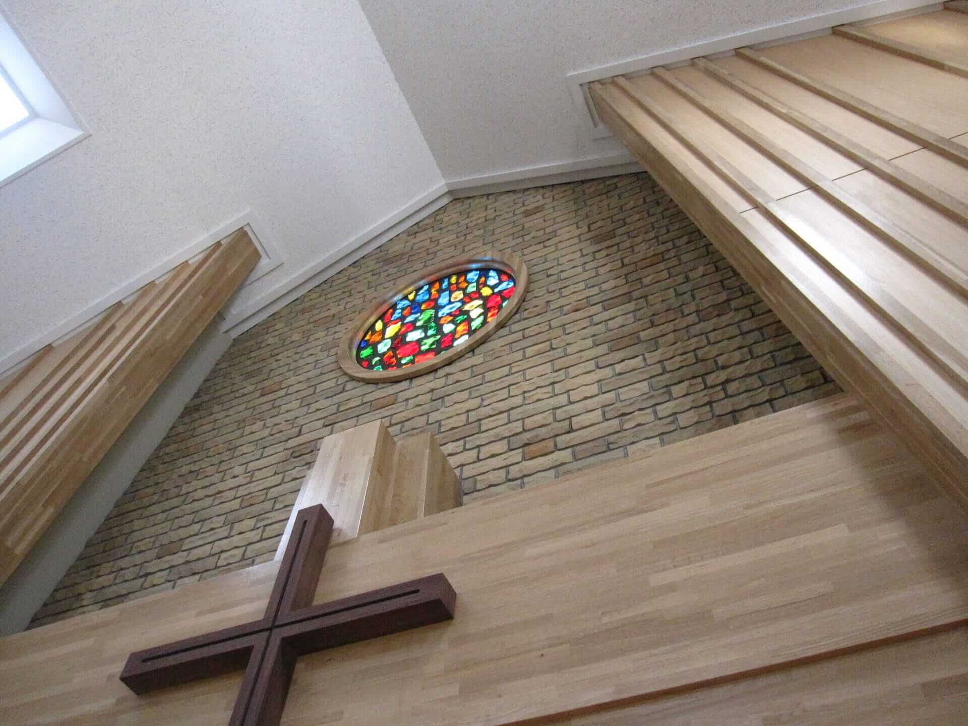 はつりタイル月島聖公会聖堂