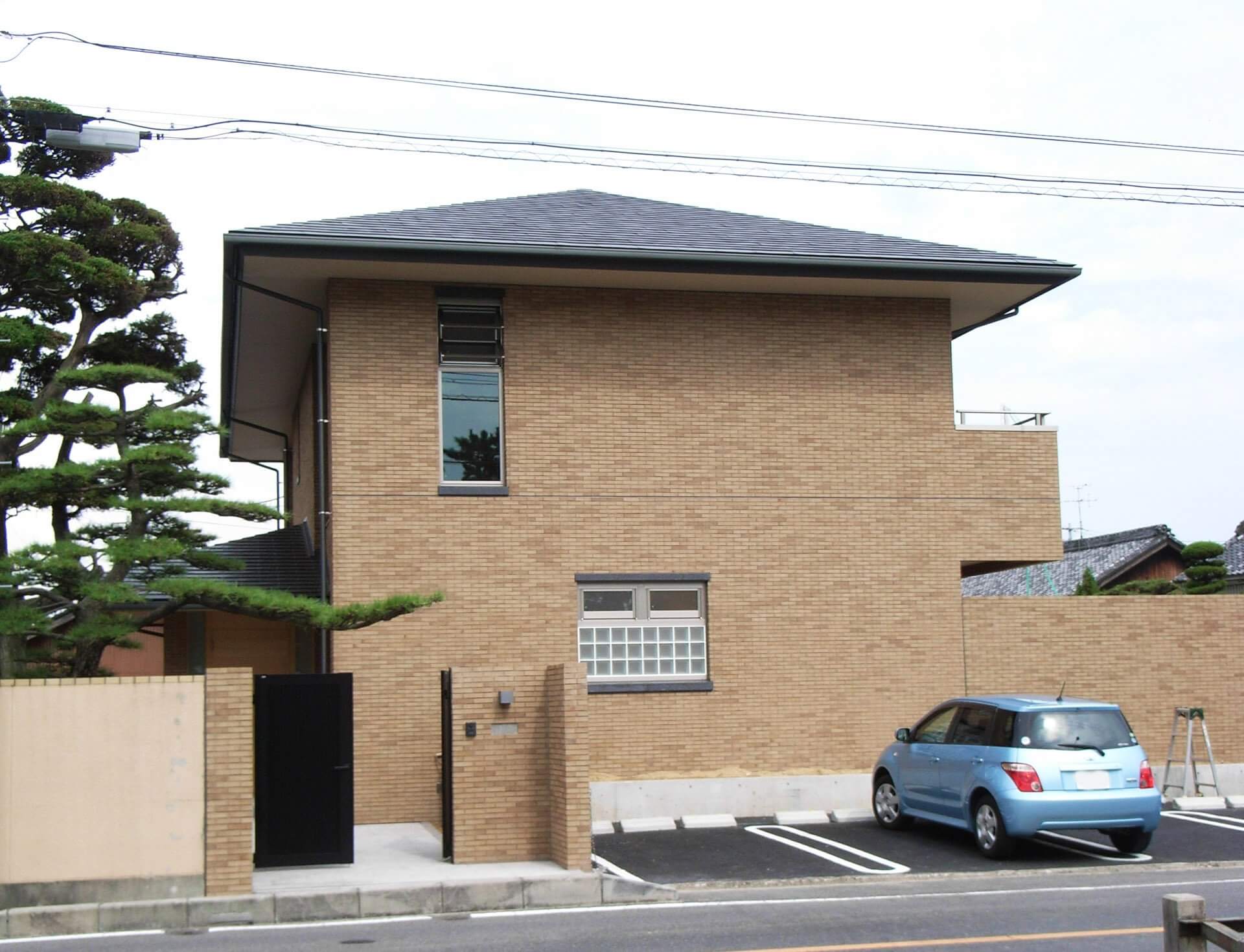 常滑市住宅40ボーダータイル