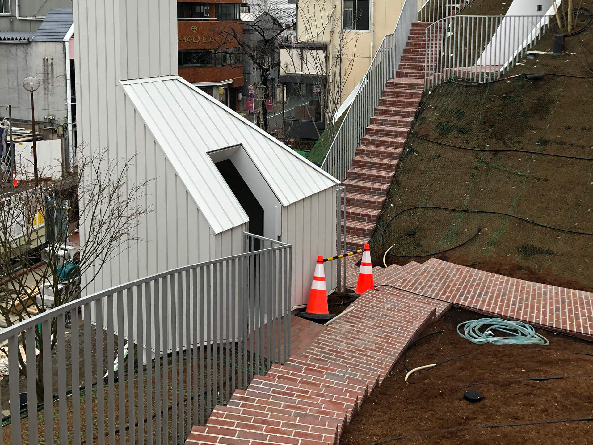 床タイル二丁掛