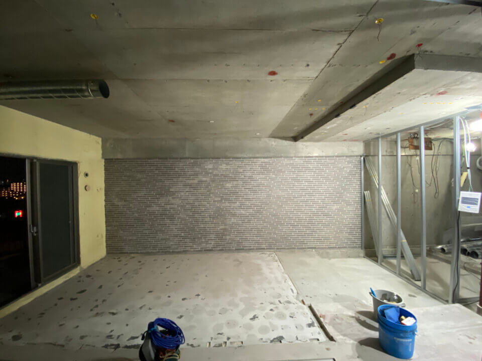 Barbourハウス　エイジングタイル工事