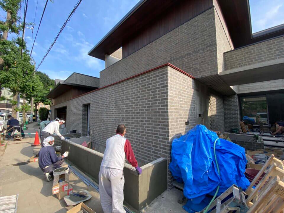 個人邸追い込み工事