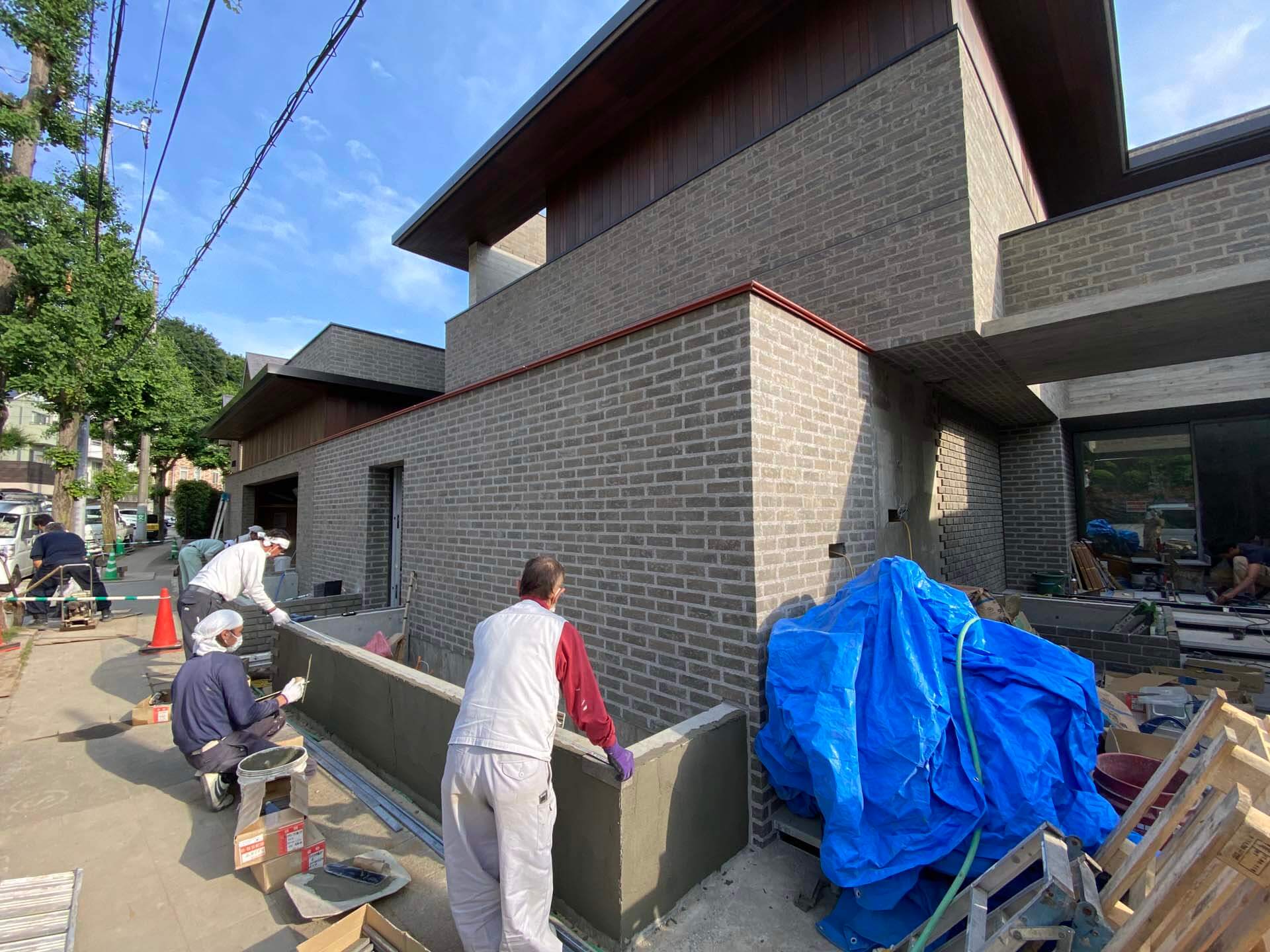 個人邸追い込み工事