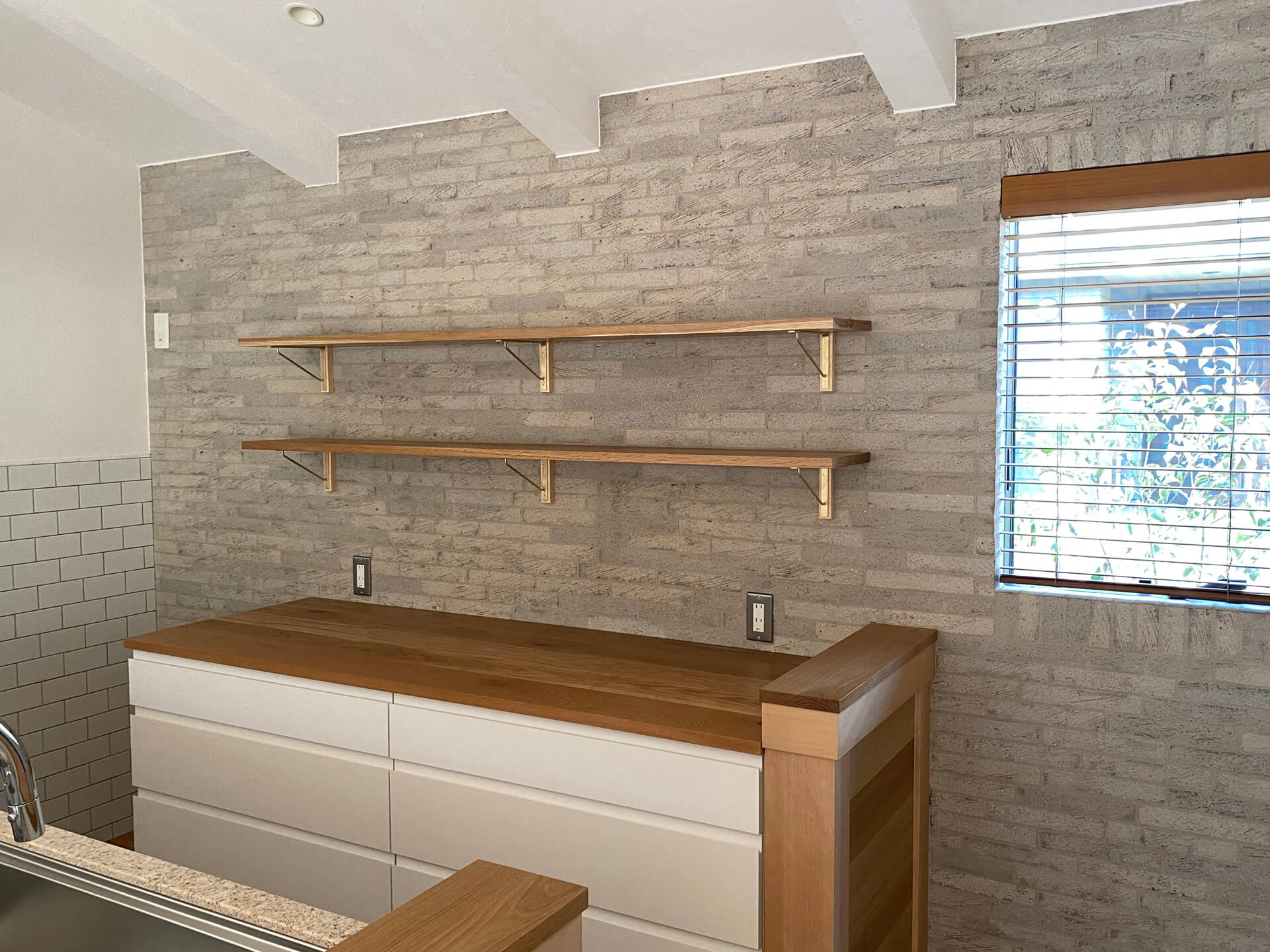 40mmボーダー削り磨きタイル