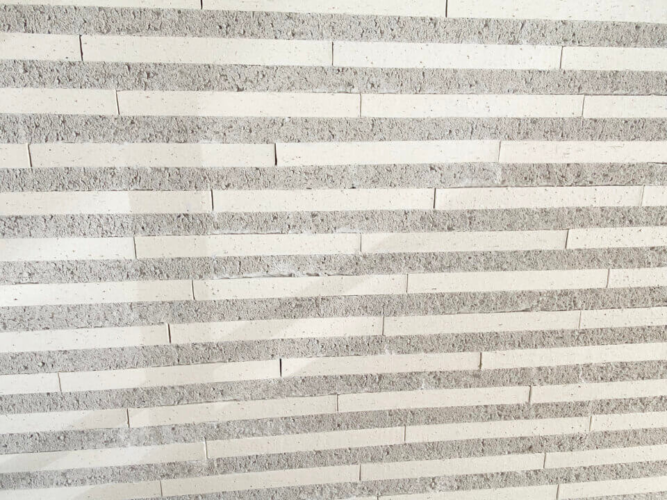 20mmボーダーレンガタイル及び20mm目地