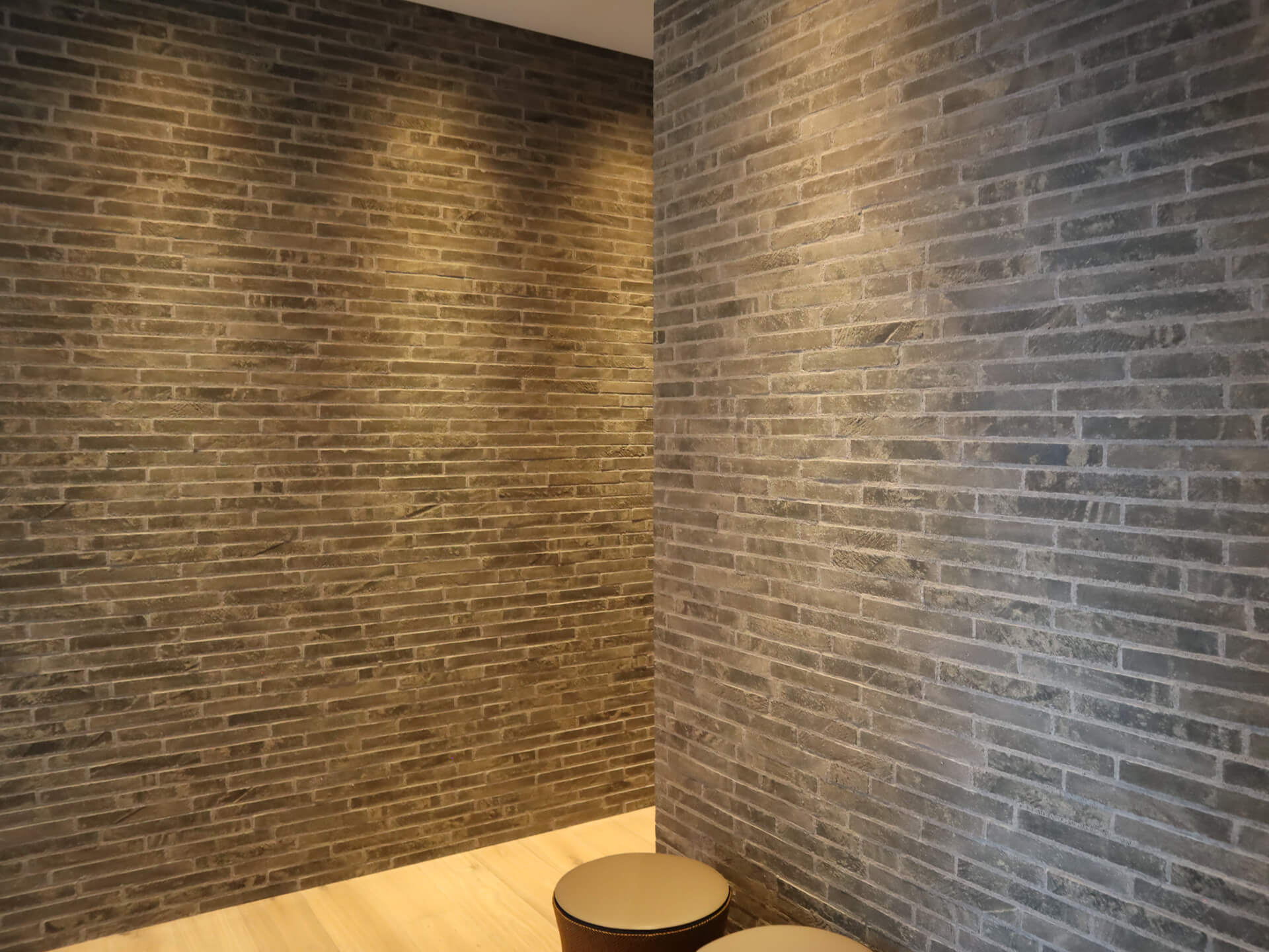 ボーダー細目地仕上げ