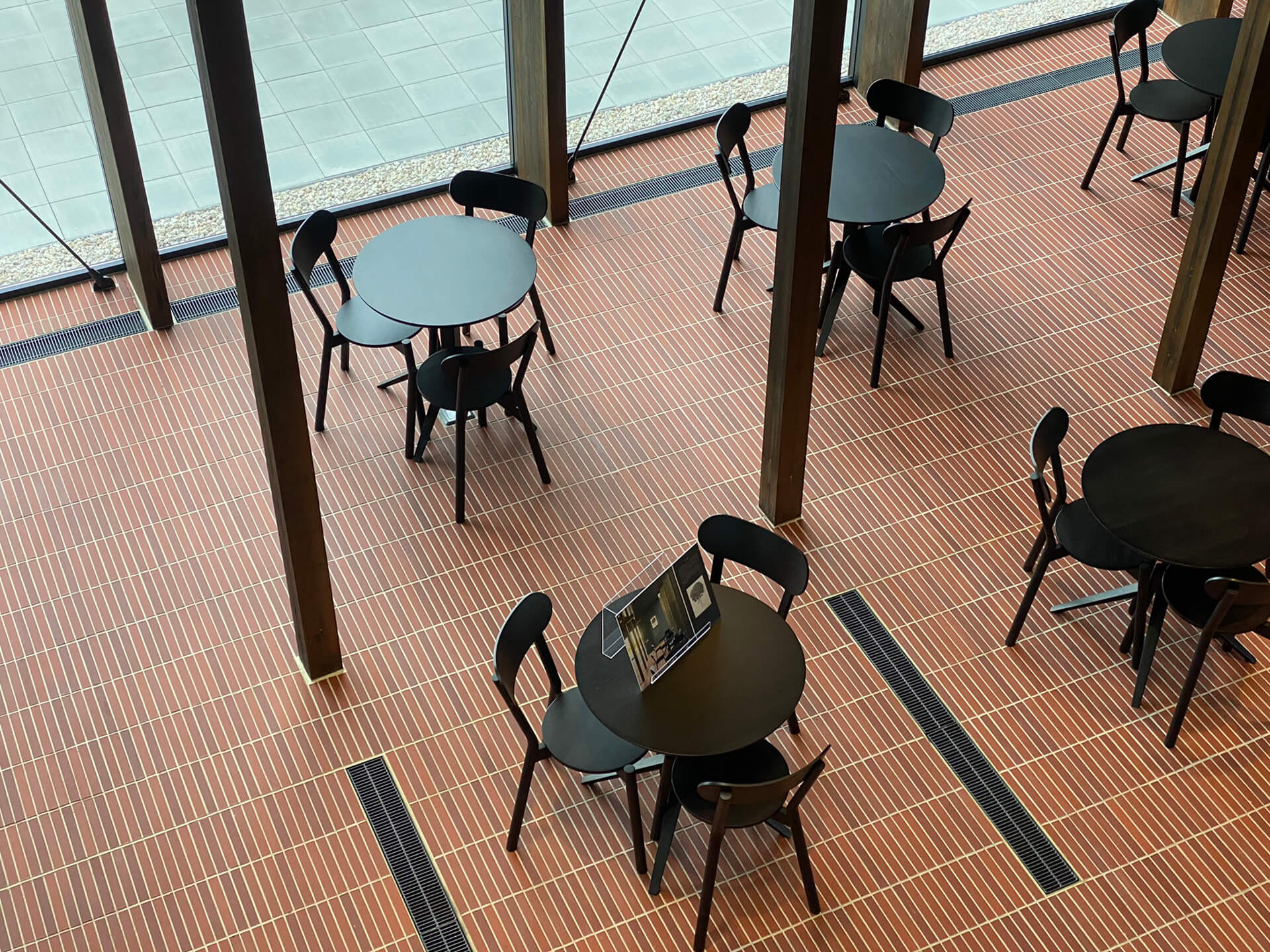 赤レンガタイルボーダー